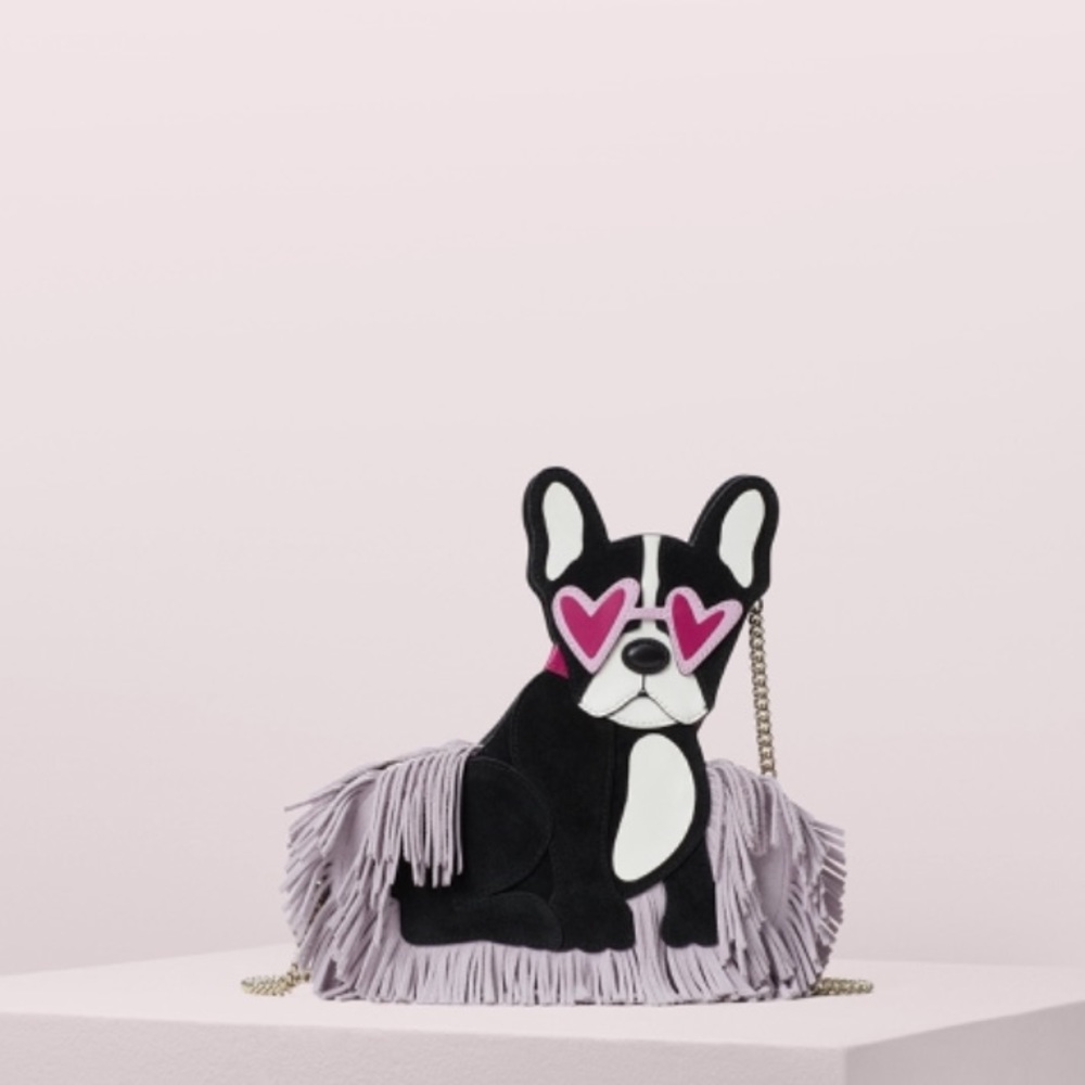 LAST ONE! NWT KATE SPADE FRENCH BULLDOG BAG - Picture 2 of 5